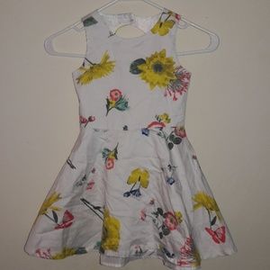 Butterfly and floral dress